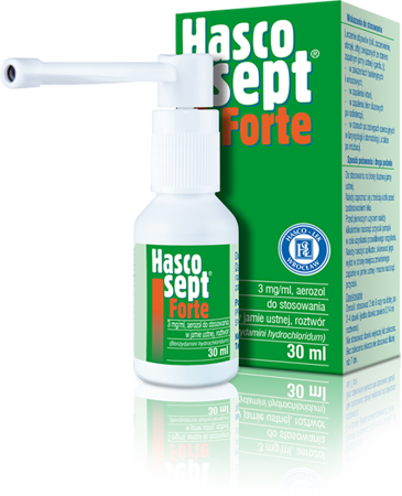 Hascosept Forte aerozol, 30 ml