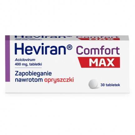 Heviran Comfort MAX 400mg, 30 tabletek