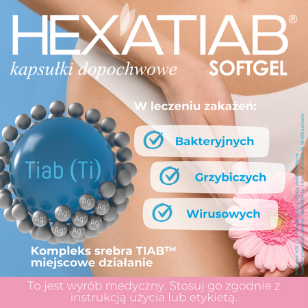 Hexatiab 10 sztuk kapułki dopochwowe