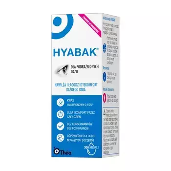 ﻿Hyabak 0,15%, krople do oczu, 10 ml