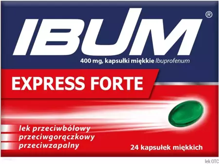 Ibum Express Forte 400 mg, 24 kapsułek miękkich
