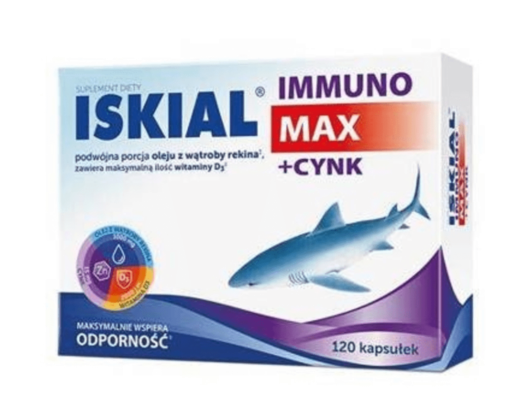 Iskial Immuno Max + cynk, 120 kapsułek 