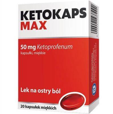 Ketokaps Max kapsułki miękkie 0,05 g 20 sztuk