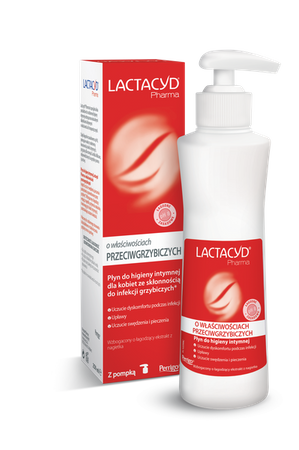 LACTACYD Pharma płyn do higieny intymnej o właściwościach przeciwgrzybiczych 250 ml