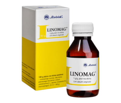 LINOMAG płyn do stosowania na skórę 1 g/g, 90 g