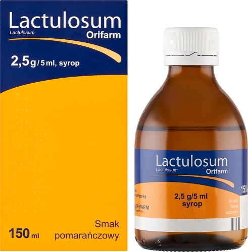 Lactulosum Orifarm syrop, 2,5 g/5ml,150 ml  