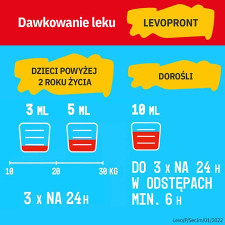 Levopront syrop 60mg/10ml, 120ml