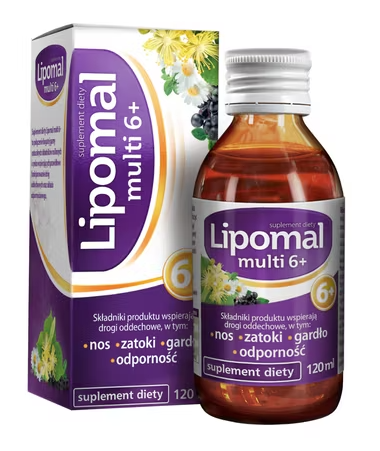 Lipomal Multi 6+ płyn, 120 ml