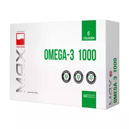 MAX OMEGA -3 1000, 60 kapsułek 