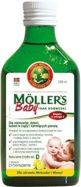 MOLLERS Baby Tran Norweski cytrynowy 250ml 