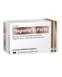 Magnefar B6 Forte, 60 tabletek powlekanych