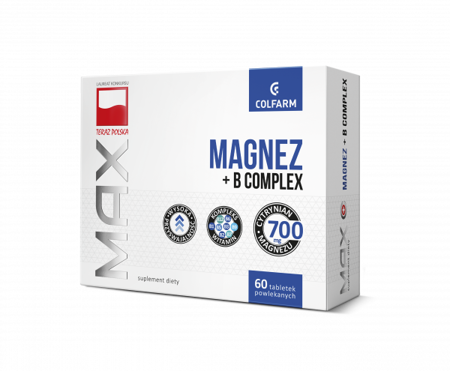 Magnez + B Complex 60 tabletek