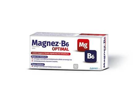 Magnez + B6 Optimal, 60 tabletek