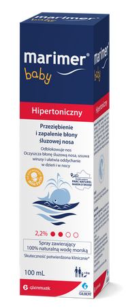 Marimer Baby Hipertoniczny spray do nosa 100ml