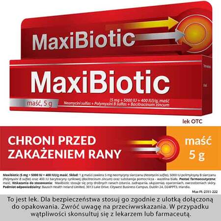 Maxibiotic maść, 5 g