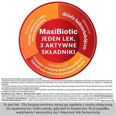 Maxibiotic maść, 5 g