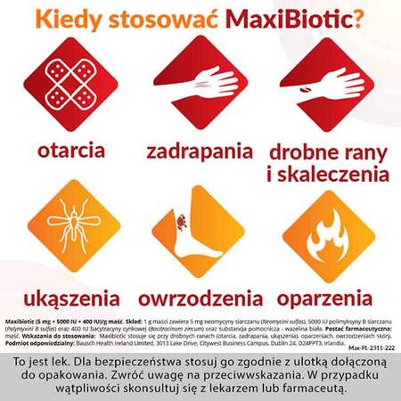 Maxibiotic maść, 5 g