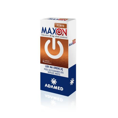 Maxon Forte 50mg, 4 tabletki powlekane