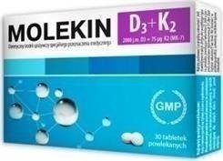 Molekin D3 + K2 30 tabletek powlekanych, 