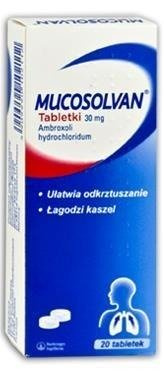 Mucosolvan 30mg ,20 tabletek