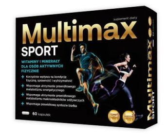 Multimax Sport kapsułki, 60 sztuk