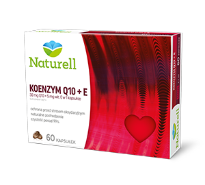 NATURELL Koenzym Q-10+E 30mg, 60 kapsułek