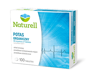 NATURELL Potas organiczny, 100 tabletek