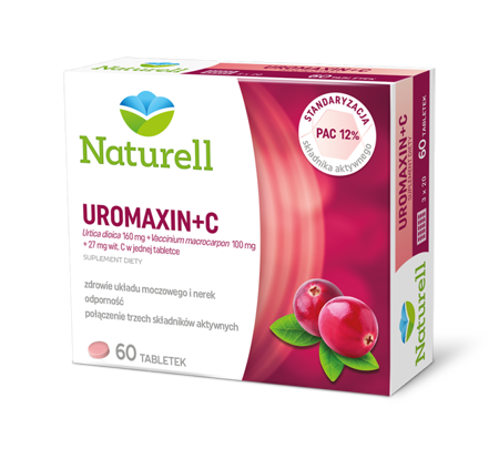 NATURELL Uromaxin + C, 60 tabletek