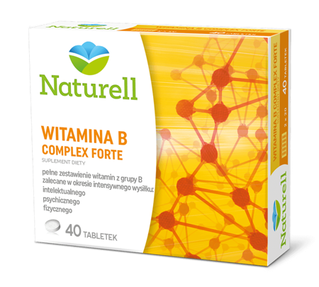 NATURELL Witamina B Complex Forte, 40 tabletek