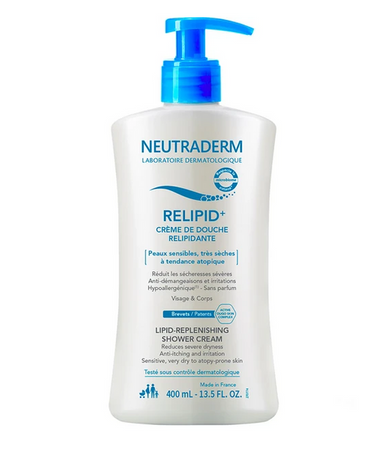 NEUTRADERM Relipid+ Krem do mycia pod prysznic, 400 ml data ważności 2024/10