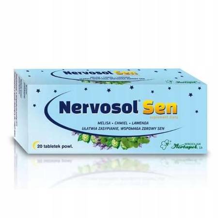 Nervosol Sen z Melatoniną tabletki powlekane  20tab