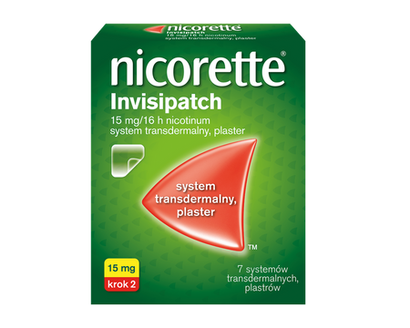 Nicorette Invisipatch 15 mg / 16h x 7 plastrów