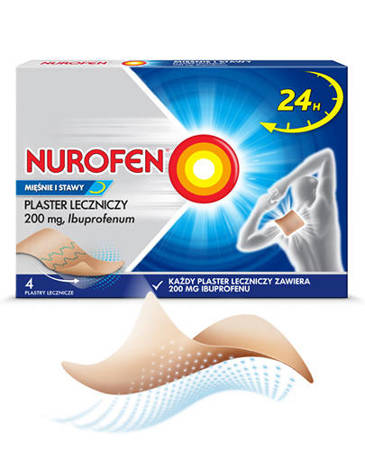 Nurofen Mięśnie i Stawy Plastry leczn.4szt