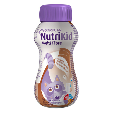 NutriKid Multi Fibre smak czekoladowy 200ml, data ważności 2024/11/06