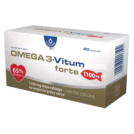 Omega 3-Vitum Forte kapsułki miękkie, 60 kapsułek