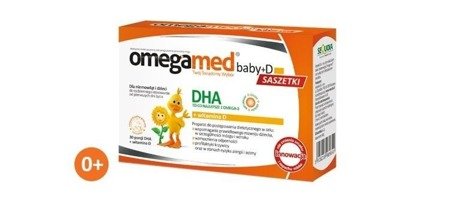 Omegamed Baby+D (DHA 150 mg + Witamina D 400 j), 30 sztuk