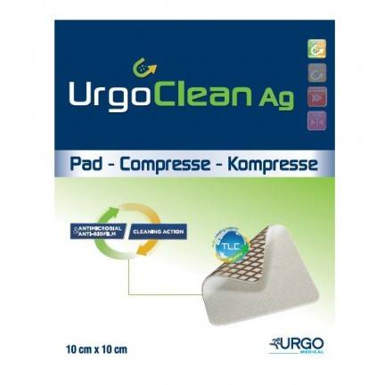 Opatrunek  UrgoClean Ag 10cm x 10cm, 1 sztuka