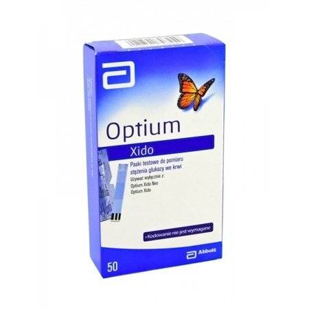 Optium XIDO test paski, 50 sztuk