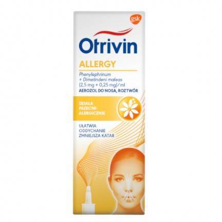 Otrivin Allergy aerozol do nosa, 15 ml