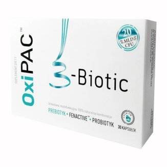 OxiPAC 3-Biotic 30 kapsułek, data ważności 2023/01