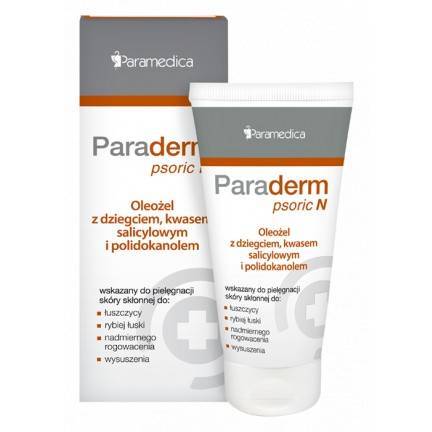 PARADERM Psoric N, oleożel z dziegciem, kwasem salicylowym i polidokanolem, 85 g