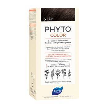 PHYTO COLOR Farba do włosów, 5 kolor Jasny Kasztan, 1 opakowanie