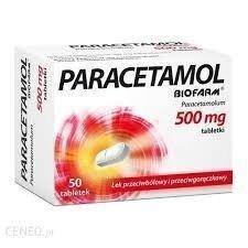 Paracetamol Biofarm 500 mg, 50 tabletek