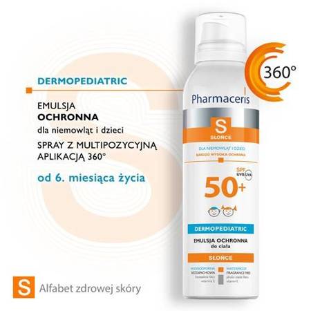 Pharmaceris Emulsja ochronna dla niemowląt i dzieci SPF 50+, 150 ml