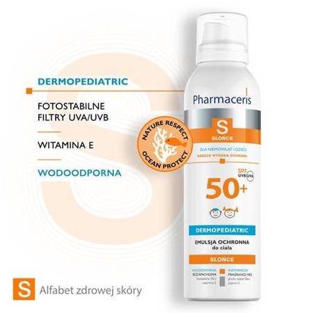 Pharmaceris Emulsja ochronna dla niemowląt i dzieci SPF 50+, 150 ml