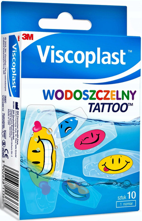 Plaster Viscoplast Wodoszczelny Tattoo 10szt
