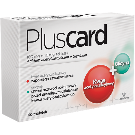 Pluscard tabletki (100mg+40mg), 60 tabletek