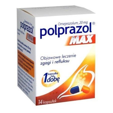 Polprazol Max 20 mg,14 kapsułek dojelitowych