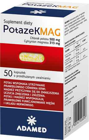 Potazek MAG 50 kapsułek o przedłużonym uwalnianiu 