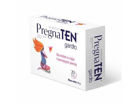 PregnaTEN gardło 20 pastylki do ssania 